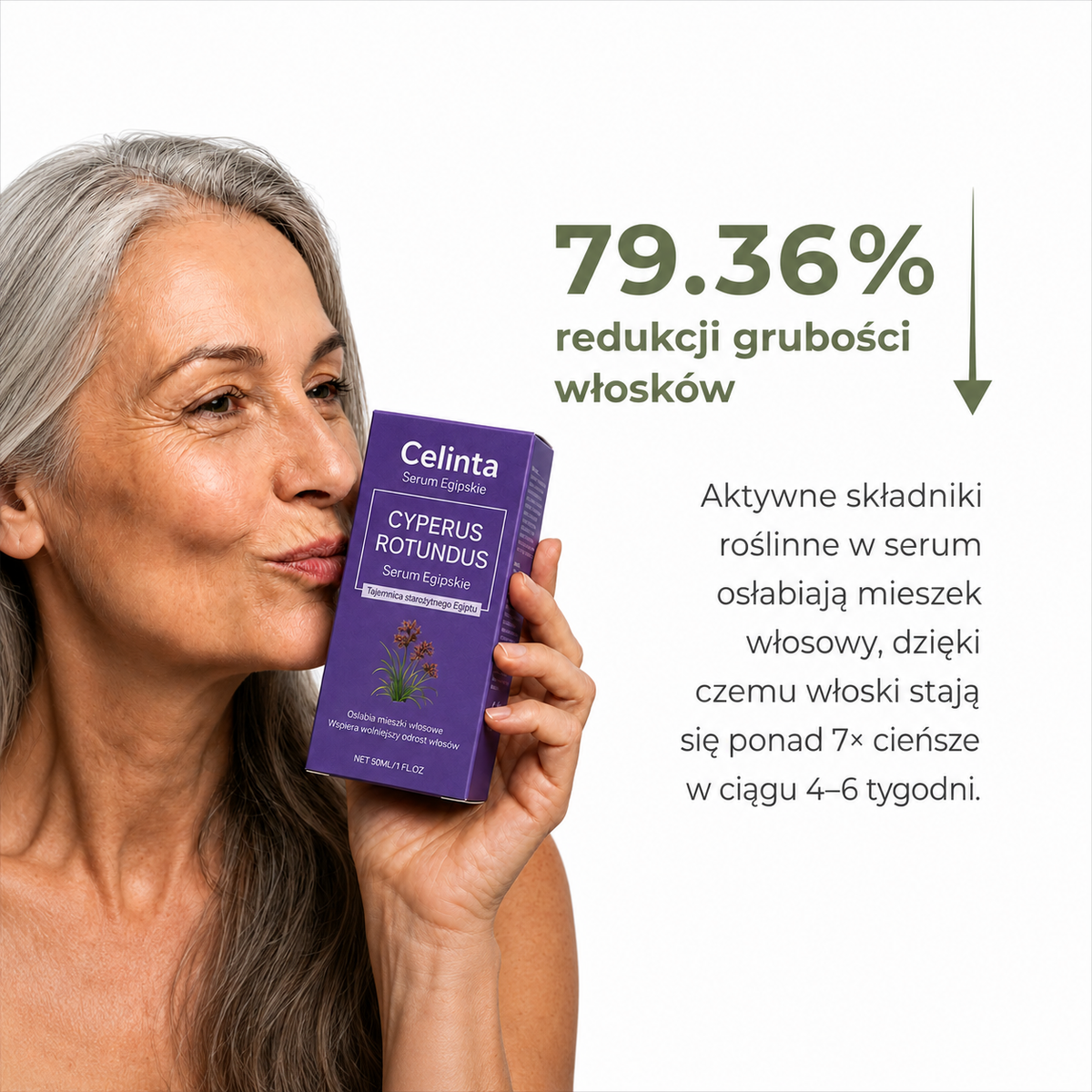 Celinta™ — starożytna formuła która działa bezpośrednio na cebulkę włosa