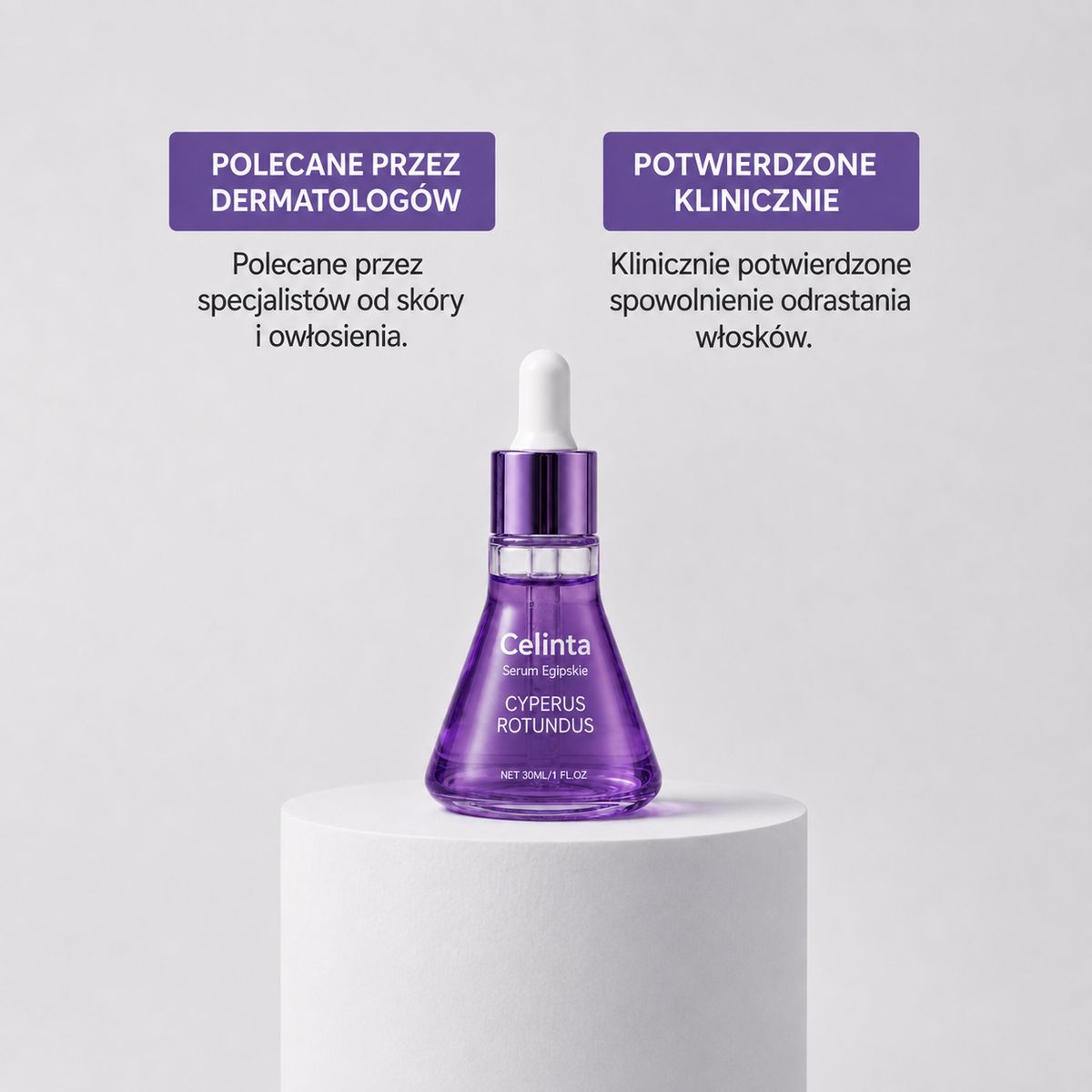 Celinta™ — starożytna formuła która działa bezpośrednio na cebulkę włosa