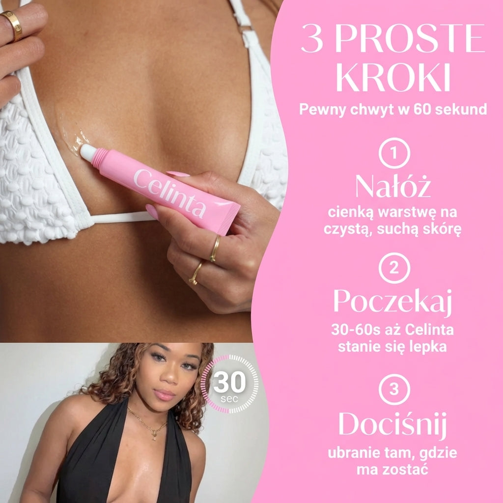 Celinta™ – Niewidoczny klej do ciała